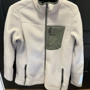 Women’s Eddie Bauer teddy fleece jacket